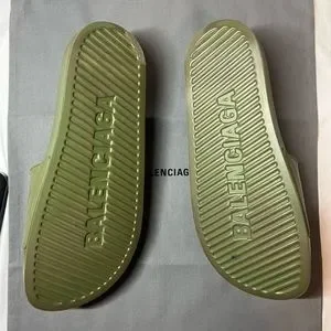 Balenciaga | Shoes | Balenciaga Pool Slide Sandal Kaki Green 